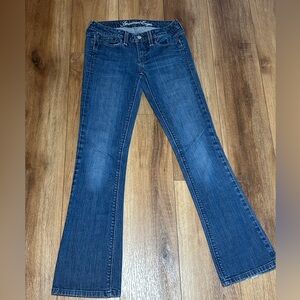 American Eagle Outfitters Dark Blue Flare Jeans